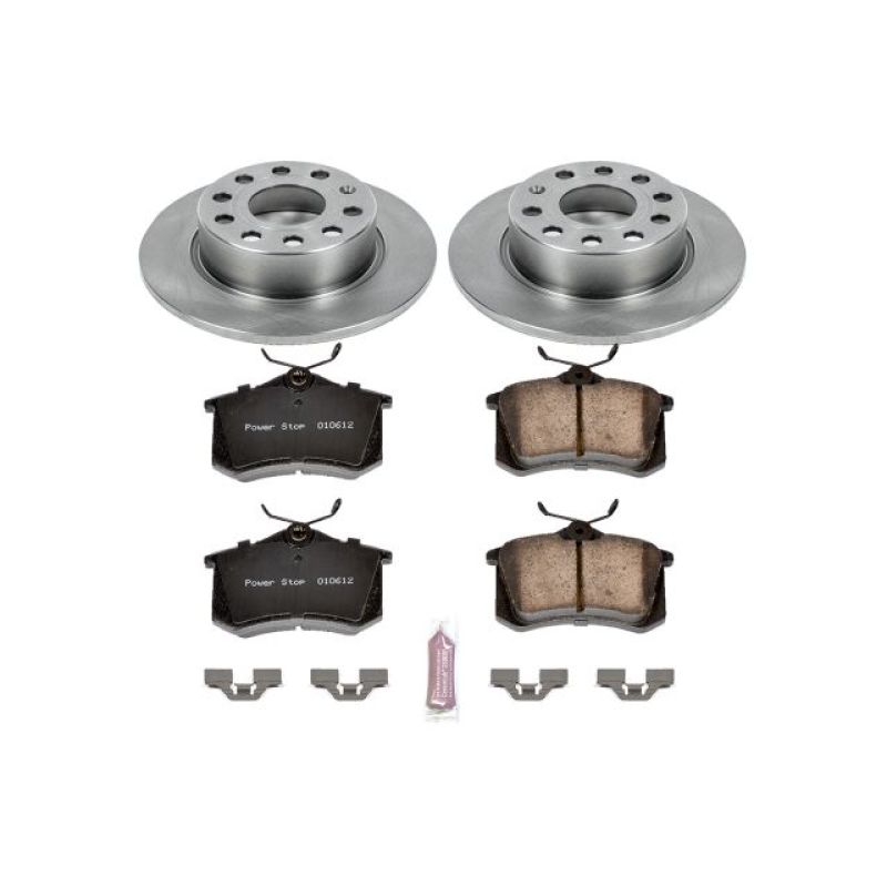 PowerStop KOE5671 - PSBKOE5671 - Power Stop 10-13 Audi A3 Rear Autospecialty Brake Kit - Shipped in Europe - Tuningsupply.com