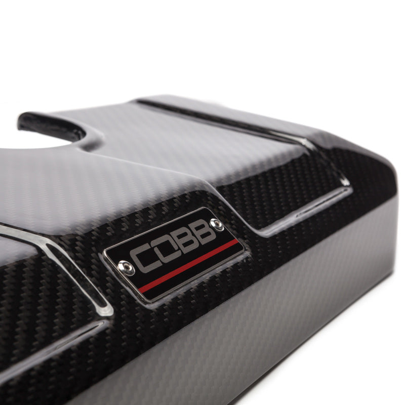 COBB - COBB8F1700 - Cobb 17-20 Ford F-150 EcoBoost 3.5L/Raptor / 18-20 F-150 2.7L Redline Carbon Fiber Coolant Cover - Shipped in Europe - Tuningsupply.com