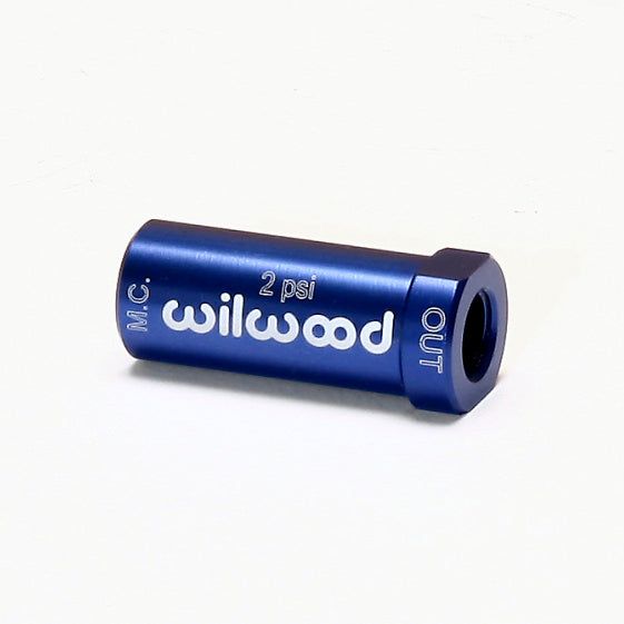 Wilwood 260-13706 - WIL260-13706 - Wilwood Residual Pressure Valve - New Style - 2# / Blue - Shipped in Europe - Tuningsupply.com