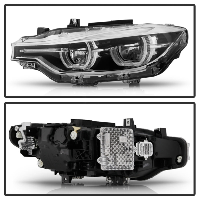 SPYDER 9948534 - SPY9948534 - Spyder BMW F30 3 Series 4Dr LED Projector Headlights Chrome PRO-JH-BF3012H-4D-LED-C - Shipped in Europe - Tuningsupply.com