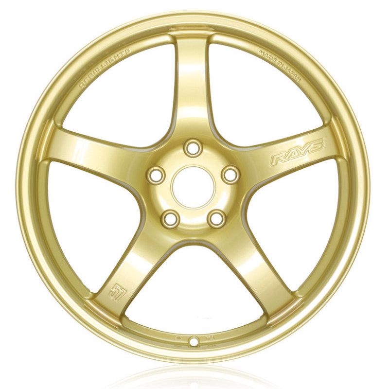 Gram Lights WGCRX38EEGP - GLSWGCRX38EEGP - Gram Lights 57CR 18x9.5 +38 5x114.3 E8 Gold Wheel (Min Order Qty 20) - Shipped in Europe - Tuningsupply.com