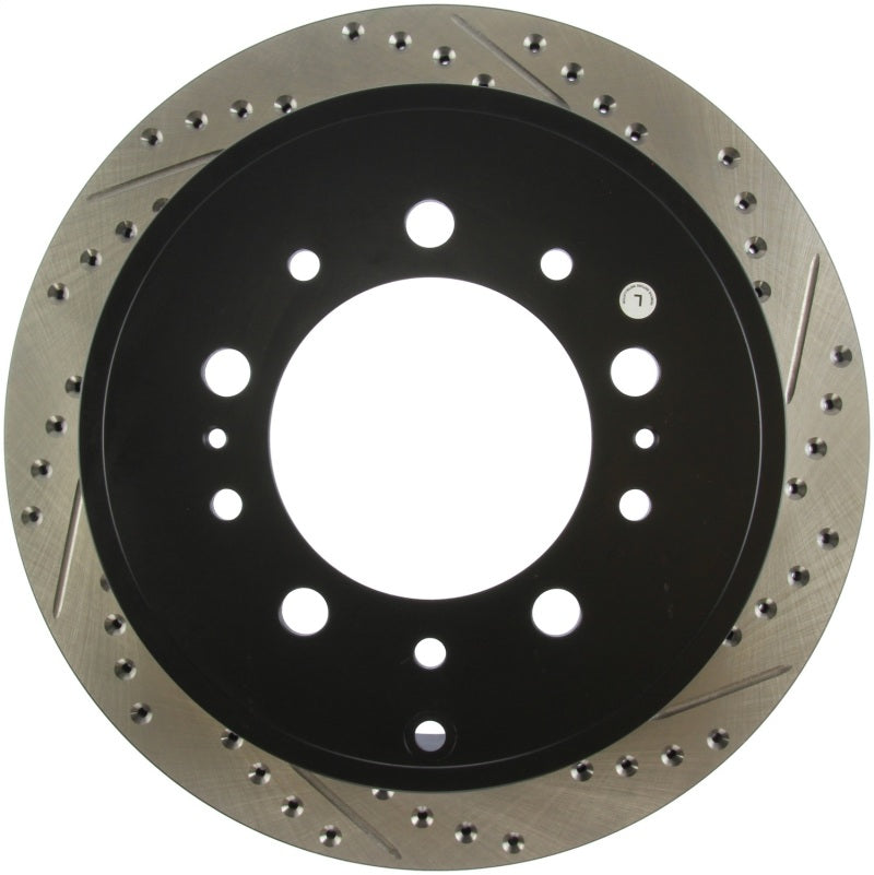 Stoptech 127.44157L - STO127.44157L - StopTech Slotted & Drilled Sport Brake Rotor - Shipped in Europe - Tuningsupply.com