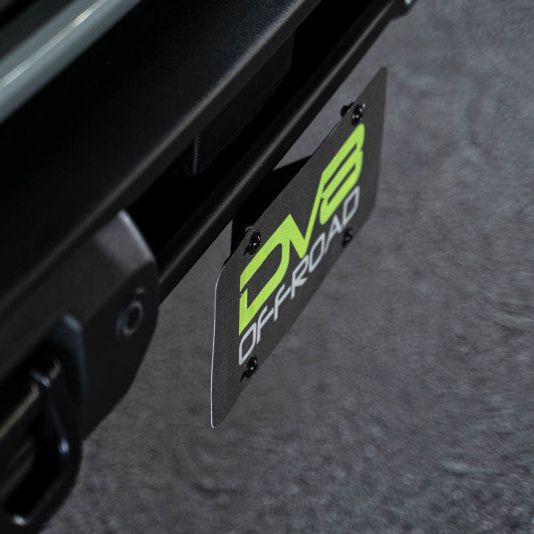 DV8 Offroad LPBR-04 - DVELPBR-04 - DV8 Offroad 21-23 Ford Bronco Capable Bumper Front License Plate Mount - Shipped in Europe - Tuningsupply.com