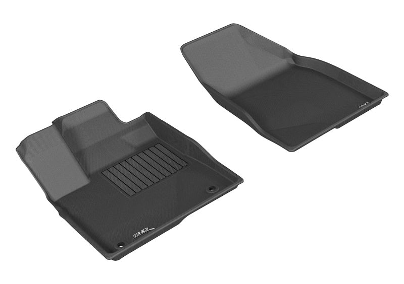 3D MAXpider L1TY16311509 - ACEL1TY16311509 - 3D MAXpider 2014-2019 Toyota Highlander Kagu 1st Row Floormat - Black - Shipped in Europe - Tuningsupply.com