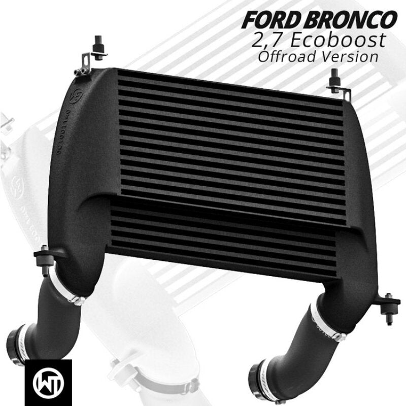 Wagner Tuning 200001200 - WGT200001200 - Wagner Tuning 2021+ Ford Bronco 2.7L EcoBoost Performance Intercooler Kit - Shipped in Europe - Tuningsupply.com