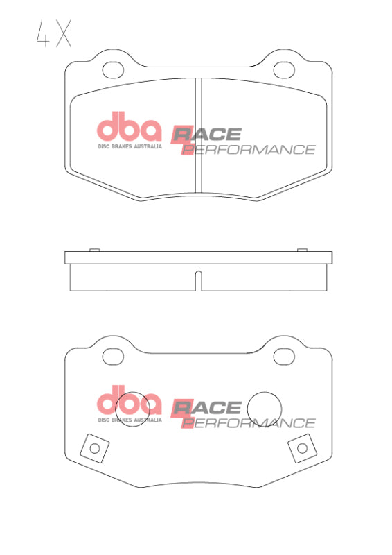 DBA DB15144RP - DBADB15144RP - DBA 16-24 Chevrolet Camaro SS (w/Brembo Calipers) RP Performance Rear Brake Pads - Shipped in Europe - Tuningsupply.com