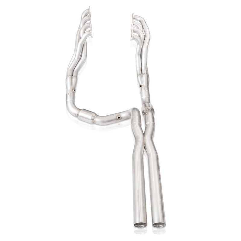 Stainless Works - SSWCT19HCAT - Stainless Works 2019+ Chevrolet Silverado 5.3/6.2 Catted Headers 1-7/8in Primaries 3in Leads X-Pipe - Shipped in Europe - Tuningsupply.com
