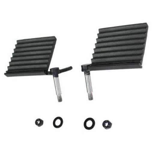 Fishbone Offroad FB21082 - FBOFB21082 - Fishbone Offroad 2018+ Jeep Wrangler JL / 2020+ Gladiator JT Foot Peg Set - Black - Shipped in Europe - Tuningsupply.com