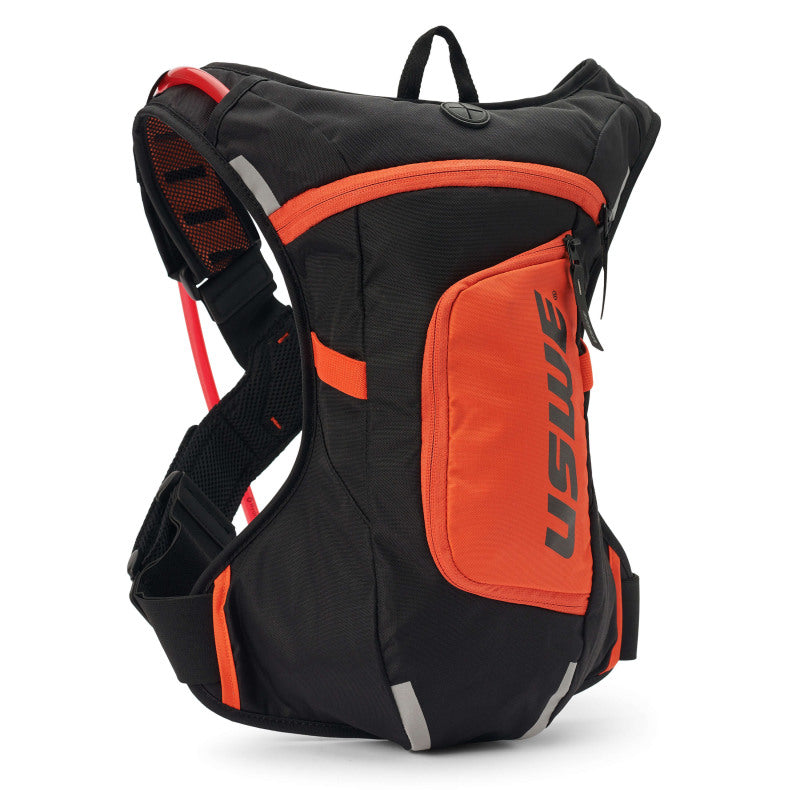 USWE 2043438 - USW2043438 - USWE Moto Hydro Hydration Pack 4L - Black/Factory Orange - Shipped in Europe - Tuningsupply.com