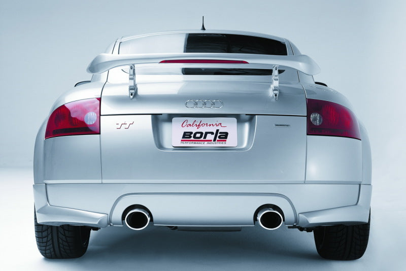Borla 14957 - BOR14957 - Borla 01-06 Audi TT Quattro 1.8T 225HP MT AWD 2dr Single Split Rear Exit SS Catback Exhaust - Shipped in Europe - Tuningsupply.com