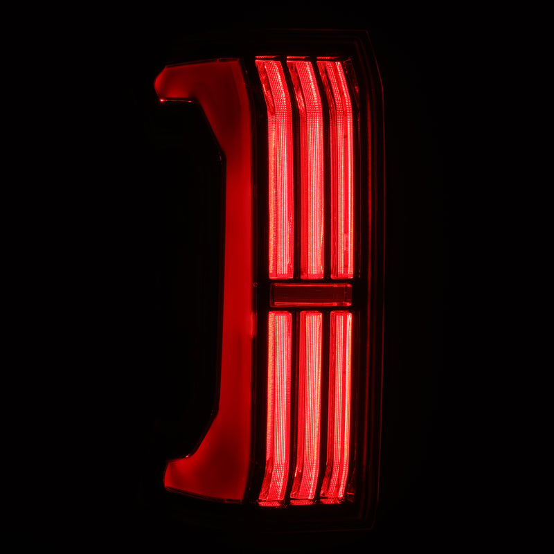 AlphaRex 679020 - ARX679020 - AlphaRex 24-25 Toyota Tacoma NOVA-Series LED Prismatic Tail Lights - Black - Shipped in Europe - Tuningsupply.com