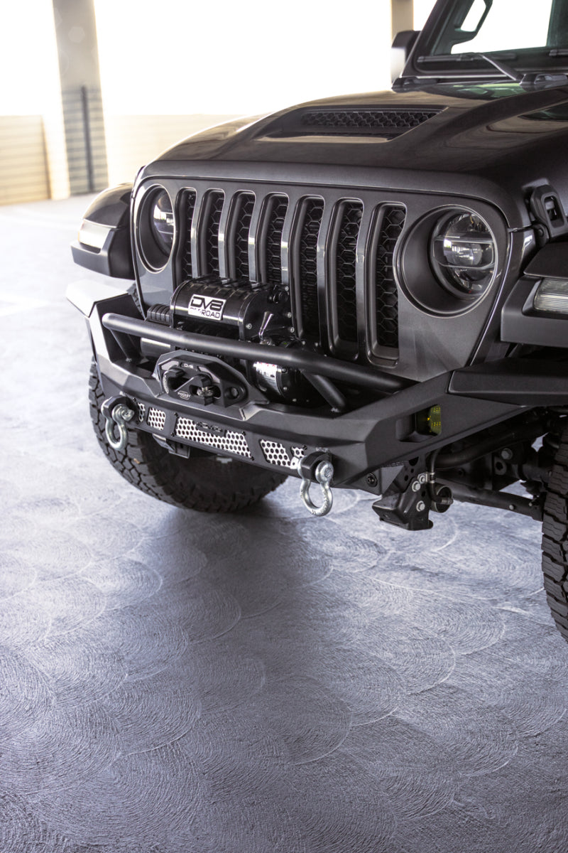 DV8 Offroad FBJL-12 - DVEFBJL-12 - DV8 Offroad 07-18 Jeep Wrangler JK / 18-23 Wrangler JL / 20-23 Gladiator JT MTO Series Front Bumper - Shipped in Europe - Tuningsupply.com