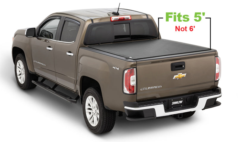 Tonno Pro LR-1085 - TNPLR-1085 - Tonno Pro 15-19 Chevy Colorado 5ft Fleetside Lo-Roll Tonneau Cover - Shipped in Europe - Tuningsupply.com
