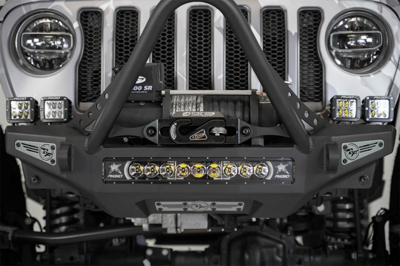 Addictive Desert Designs AC99157590NA - ADDAC99157590NA - Addictive Desert Designs 1-5/16in Winch Fairlead Plate w/ Recessed Round End Hook - Black - Shipped in Europe - Tuningsupply.com