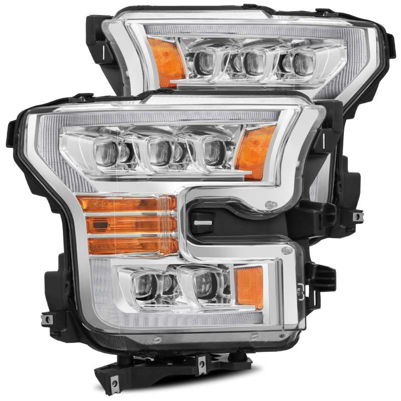 AlphaRex - ARX880148 - AlphaRex 11-16 Ford F-350 SD NOVA LED Proj Headlights Plank Style Chrm w/Activ Light/Seq Signal - Shipped in Europe - Tuningsupply.com