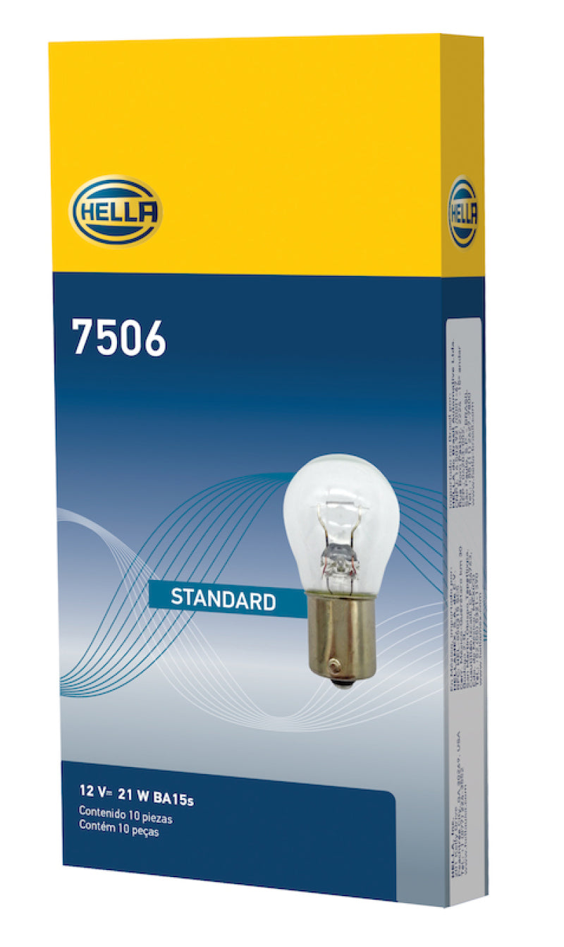 Hella LA7506 - HELLA7506 - Hella Bulb 7506 12V 21W BA15s S8 - Shipped in Europe - Tuningsupply.com