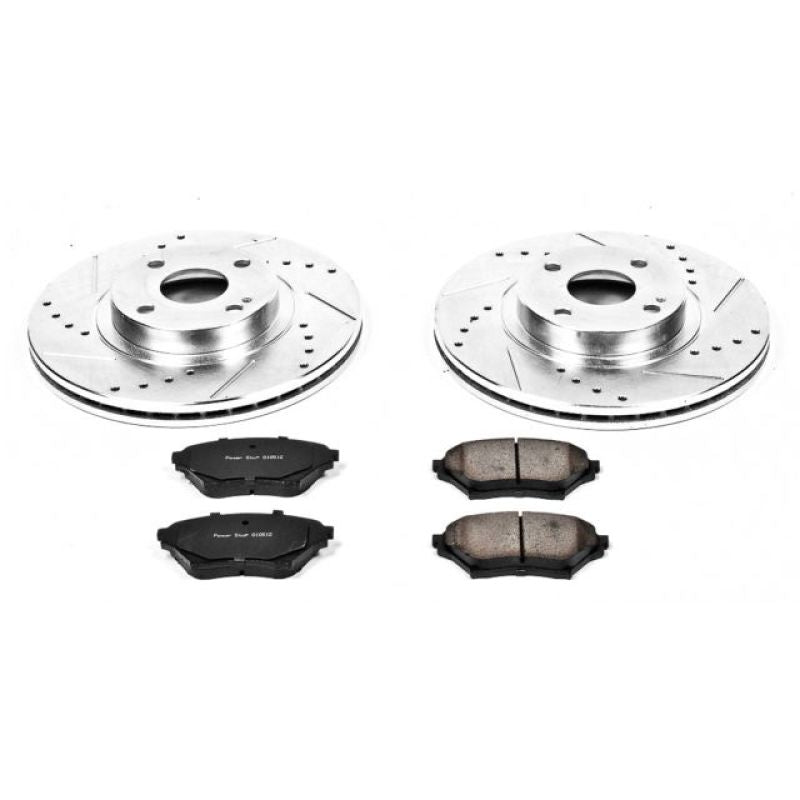 PowerStop K2353 - PSBK2353 - Power Stop 01-05 Mazda Miata Front Z23 Evolution Sport Brake Kit - Shipped in Europe - Tuningsupply.com