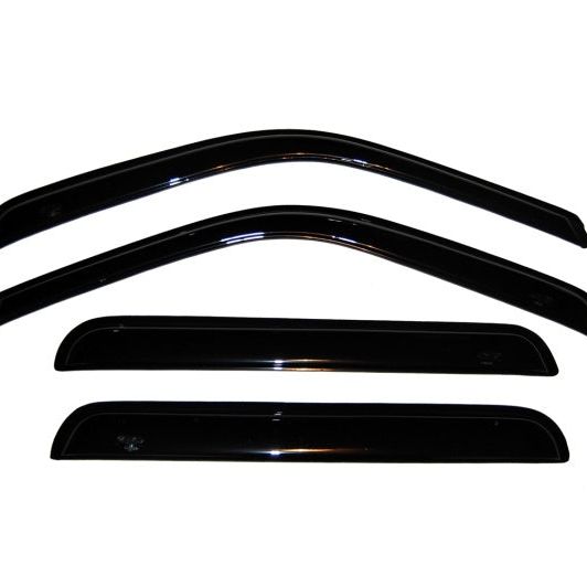AVS 94438 - AVS94438 - AVS 03-05 Ford Excursion Ventvisor Outside Mount Window Deflectors 4pc - Smoke - Shipped in Europe - Tuningsupply.com