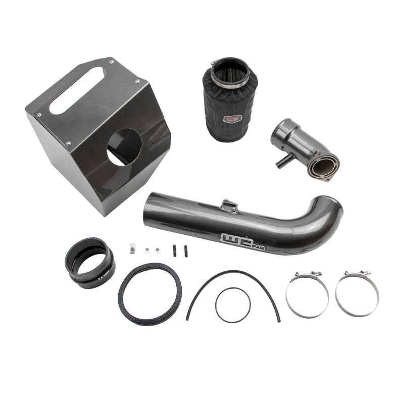 Wehrli WCF100360-GRY - WCFWCF100360-GRY - Wehrli 17-19 Chevrolet 6.6L L5P 4in Intake Kit Stage 2 - WCFab Grey - Shipped in Europe - Tuningsupply.com