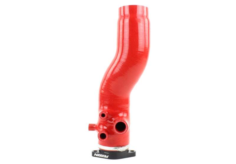 Perrin Performance PSP-INT-424RD - PERPSP-INT-424RD - PERRIN 15-21 Subaru WRX / 14-18 Forester XT Turbo Inlet Hose 3in. w/ Turbo Adapter Flange - Red - Shipped in Europe - Tuningsupply.com