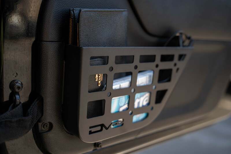 DV8 Offroad MPJK-07 - DVEMPJK-07 - DV8 Offroad 2011-2018 Jeep Wrangler JK Slim Front Door Molle Pockets - Shipped in Europe - Tuningsupply.com