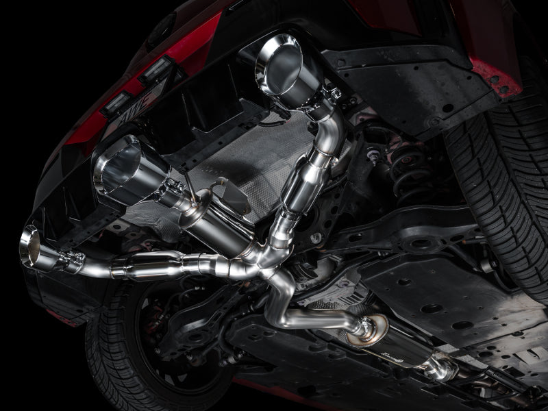 AWE Tuning 3015-52472 - AWE3015-52472 - AWE 23-24 Toyota GR Corolla Touring Edition Catback Exhaust - Chrome Silver Tips - Shipped in Europe - Tuningsupply.com