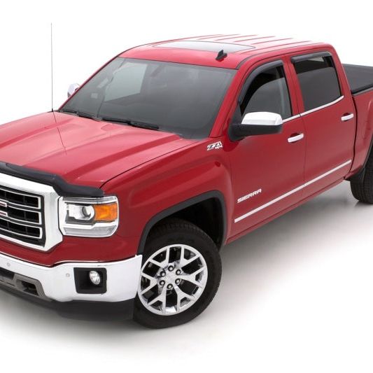 AVS 94536 - AVS94536 - AVS 15-18 Chevy Silverado 2500 Crew Cab Ventvisor Outside Mount Window Deflectors 4pc - Smoke - Shipped in Europe - Tuningsupply.com