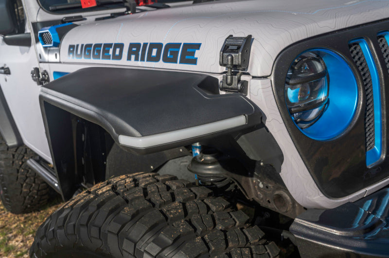 Rugged Ridge - RUG11640.51 - Rugged Ridge Max Terrain Fender Flare Set F & R 18-22 Jeep Wrangler JL - Shipped in Europe - Tuningsupply.com
