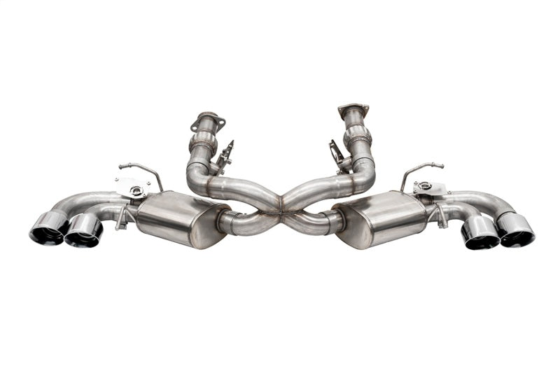 CORSA Performance 21103 - COR21103 - Corsa 20-25 Corvette C8 3in Valved Cat-Back 4.5in Pol Quad Tips Fits Factory Perf Exhaust DeletesAFM - Shipped in Europe - Tuningsupply.com