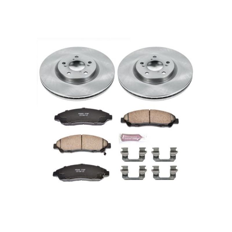 PowerStop KOE5370 - PSBKOE5370 - Power Stop 07-13 Acura MDX Front Autospecialty Brake Kit - Shipped in Europe - Tuningsupply.com