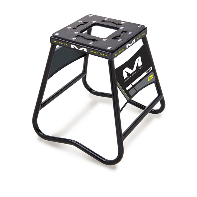 Matrix Concepts C2-101 - MATC2-101 - Matrix Concepts C2 Steel Stand with Nameplate - Black - Shipped in Europe - Tuningsupply.com