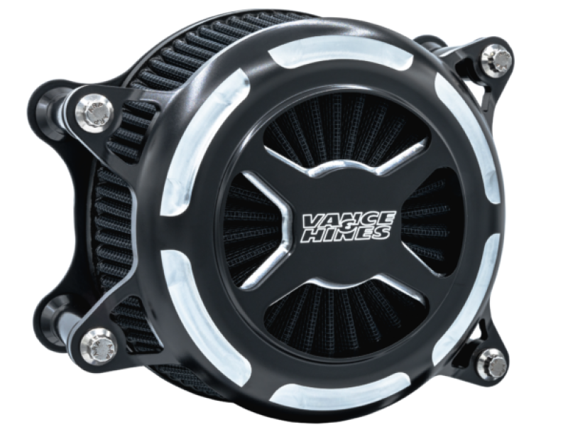Vance and Hines 42345 - VAH42345 - Vance & Hines HD Touring/Softail M8 VO2 X Black Con - Shipped in Europe - Tuningsupply.com