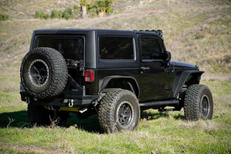 DV8 Offroad TCJK-13 - DVETCJK-13 - DV8 07-18 Jeep Wrangler (JK) Tire Carrier for MTO Bumper - Shipped in Europe - Tuningsupply.com