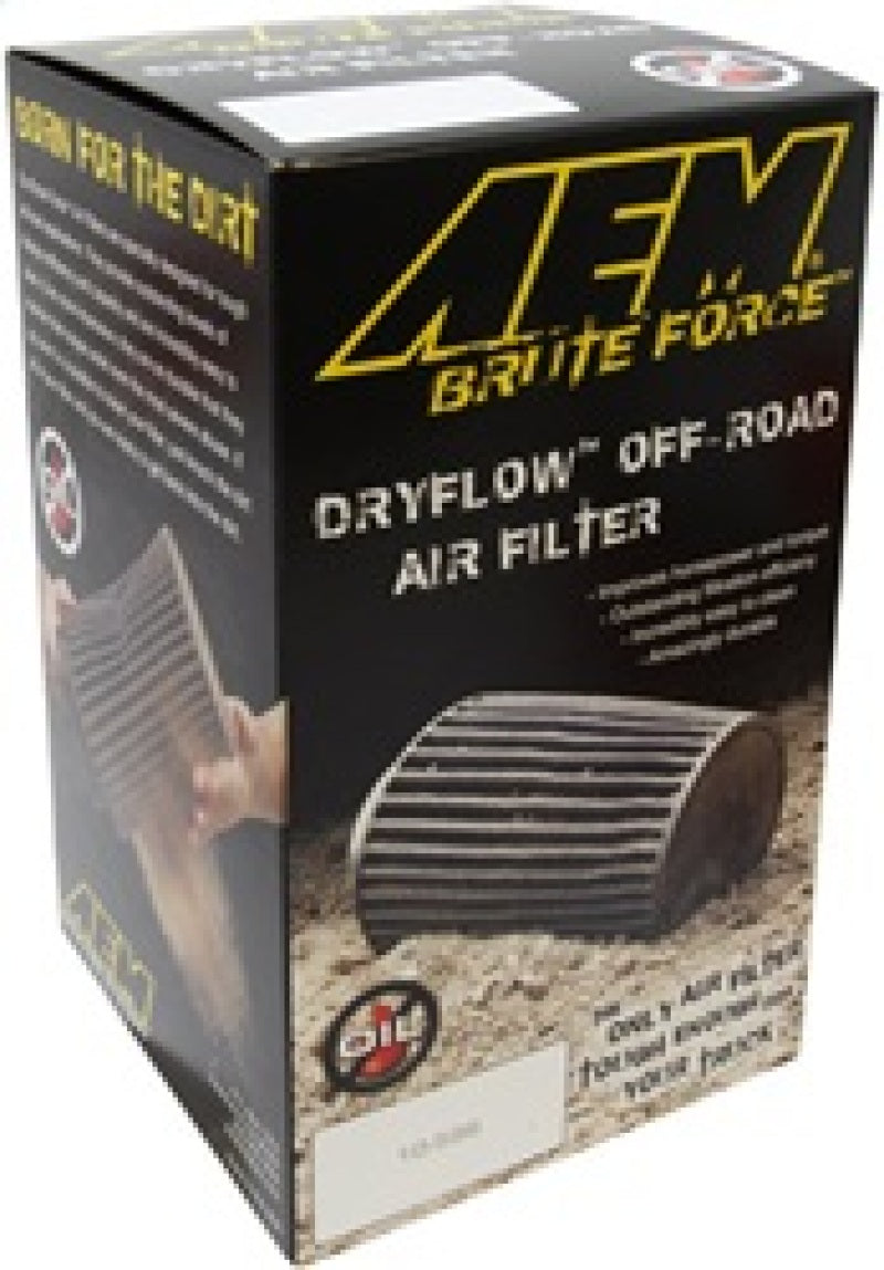 AEM Induction 21-2049BF - AEM21-2049BF - AEM 3.5 in x 9 in Dryflow Conical Air Filter - Shipped in Europe - Tuningsupply.com