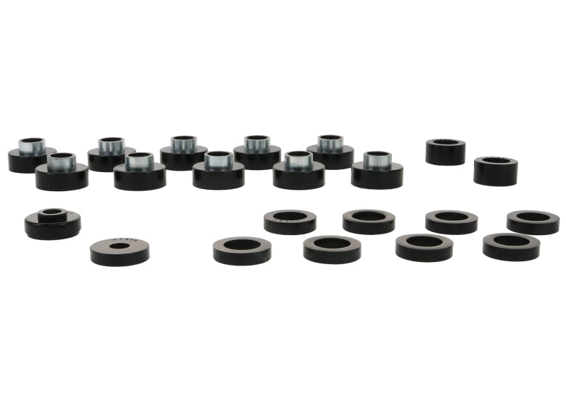 Whiteline W93549 - WHLW93549 - Whiteline 1980-1983 Jeep CJ5 Body Mount Bushing Set - Shipped in Europe - Tuningsupply.com