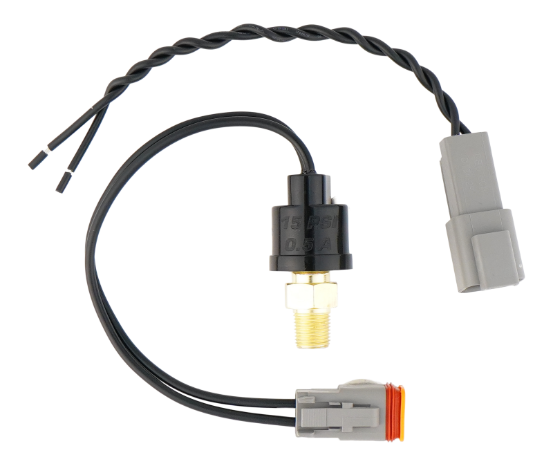 DeatschWerks 4-HOBBS-15 - DWK4-HOBBS-15 - DeatschWerks 1/8th NPT 15psi Hobbs Switch with Pigtail - Shipped in Europe - Tuningsupply.com