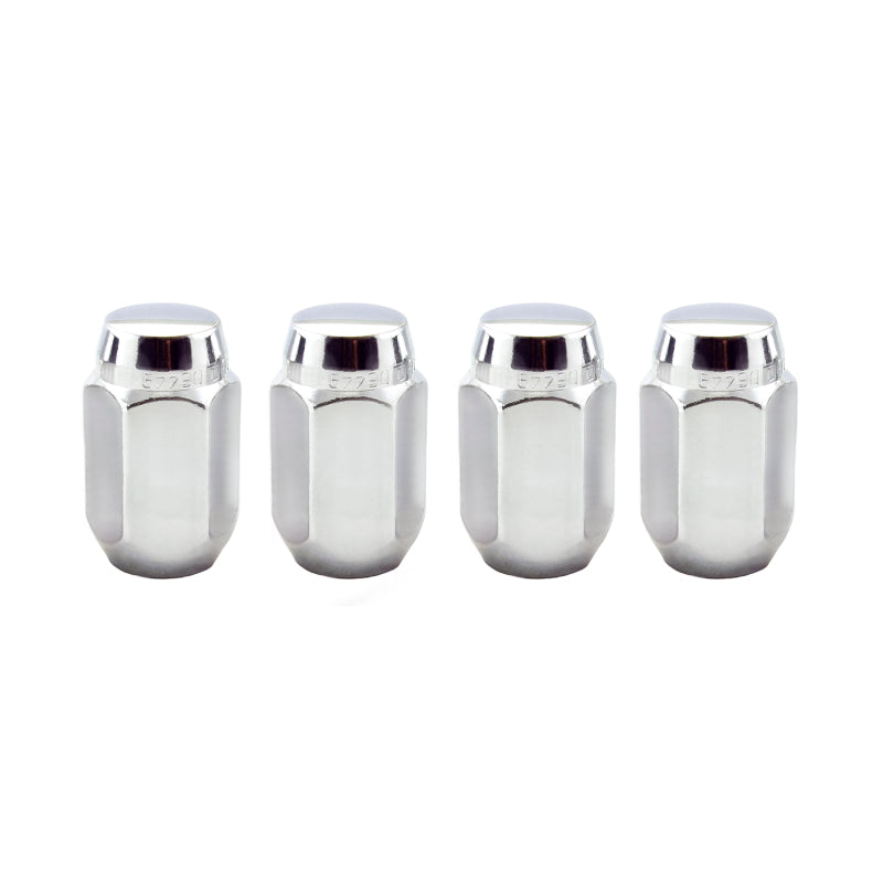 McGard 64000 - MCG64000 - McGard Hex Lug Nut (Cone Seat) 1/2-20 / 13/16 Hex / 1.5in. Length (4-Pack) - Chrome - Shipped in Europe - Tuningsupply.com