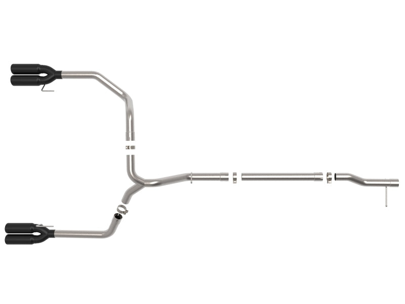 aFe 49-34146-B - AFE49-34146-B - aFe 23-24 GM Trucks L6-3.0L (td) LZ0 Vulcan Series 3in 304 SS DPF-Back Exhaust System w/ Black Tip - Shipped in Europe - Tuningsupply.com