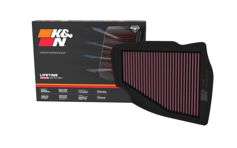 K&N Engineering 33-3188 - KNN33-3188 - K&N 23-25 BMW 520i Replacement Air Filter - Shipped in Europe - Tuningsupply.com
