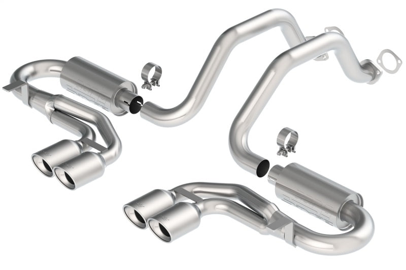 Borla 140039 - BOR140039 - Borla 97-04 Corvette Coupe/Conv/Hatchback 5.7L 8cyl 4spd/6spd RWD Classic S-Typein Cat-Back Exhaust - Shipped in Europe - Tuningsupply.com