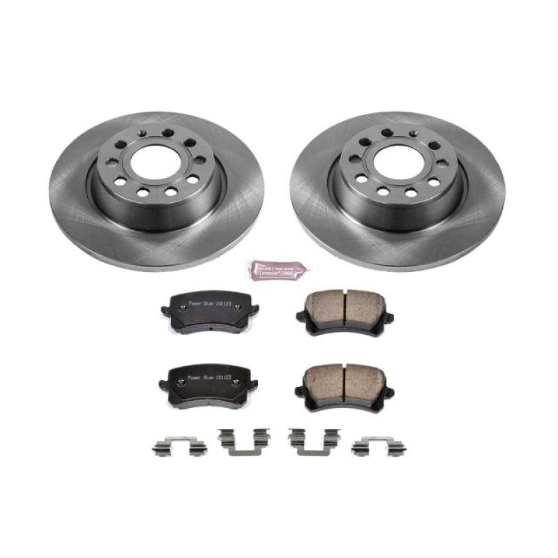 PowerStop KOE7324 - PSBKOE7324 - Power Stop 2015 Audi Q3 Rear Autospecialty Brake Kit - Shipped in Europe - Tuningsupply.com