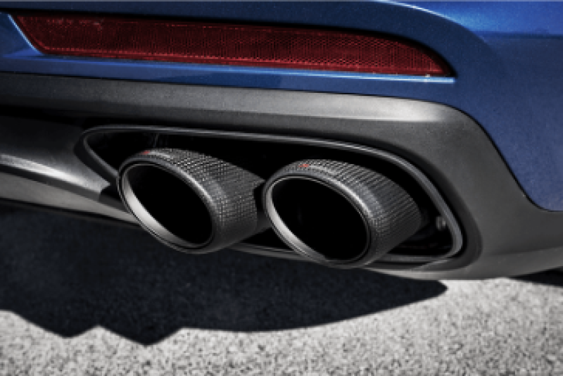 Akrapovic TP-CT/48 - AKRTP-CT/48 - Akrapovic 17-18 Porsche Panamera Turbo Tail Pipe Set (Carbon) - Shipped in Europe - Tuningsupply.com