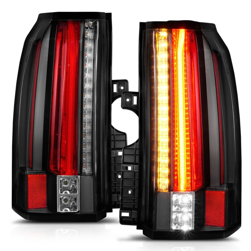 ANZO 311275 - ANZ311275 - ANZO 2015-2017 GMC Yukon/Yukon XL LED Taillights Black - Shipped in Europe - Tuningsupply.com