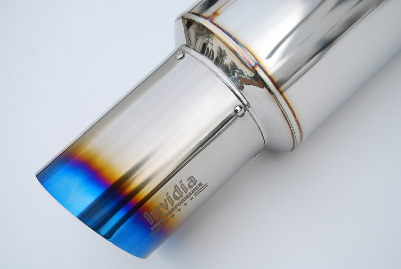 Invidia - INVHS22WRXGTT - Invidia 2022+ Subaru WRX N1 Twin Outlet Single Layer Tip Cat-Back Exhaust - Shipped in Europe - Tuningsupply.com