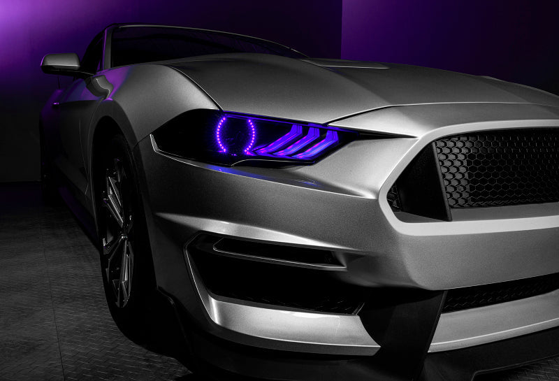 ORACLE Lighting 1446-332 - ORL1446-332 - Oracle 18-21 Ford Mustang Dynamic DRL w/ Halo Kit & Sequential Turn Signal - ColorSHIFT - Shipped in Europe - Tuningsupply.com