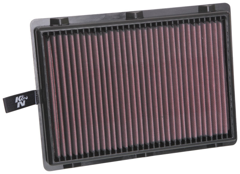 K&N Engineering 33-5075 - KNN33-5075 - K&N 17-18 Hyundai Santa Fe Sport L4-2.4L F/I Drop In Air Filter - Shipped in Europe - Tuningsupply.com