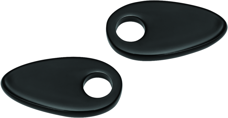 Kuryakyn 2578 - KUR2578 - Kuryakyn Fender Strut Cover Plates Gloss Black - Shipped in Europe - Tuningsupply.com
