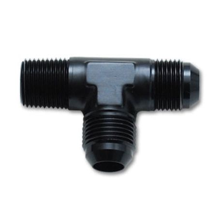 Vibrant 10470 - VIB10470 - Vibrant -3AN x 1/8in NPT Flare to Pipe On Run Tee Adapter Fitting - Aluminum - Shipped in Europe - Tuningsupply.com