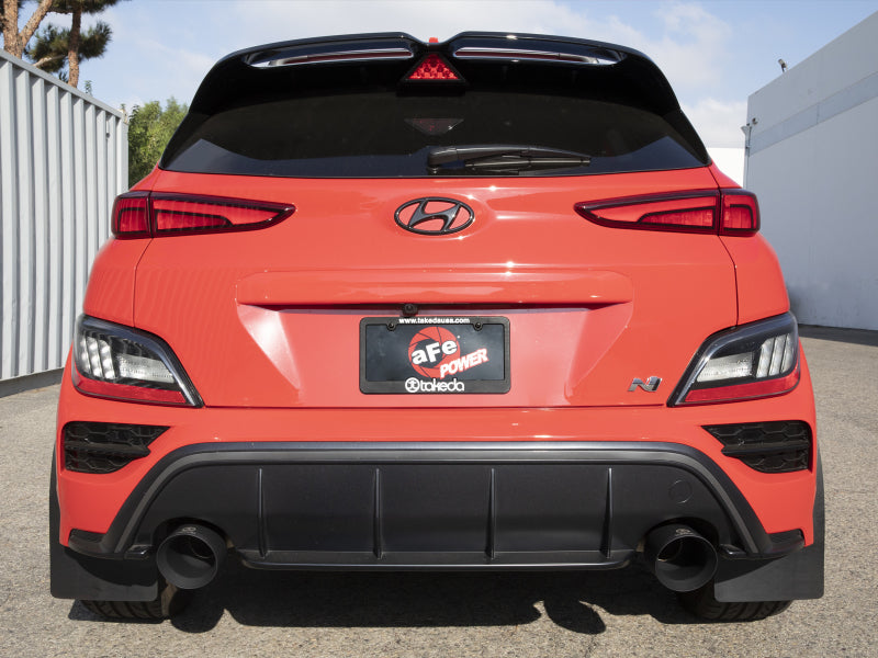 aFe 49-37033-B - AFE49-37033-B - aFe 22-23 Hyundai Kona N L4 2.0L(t) Takeda 3in 304 SS Cat-Back Exhaust System w/ Black Tips - Shipped in Europe - Tuningsupply.com