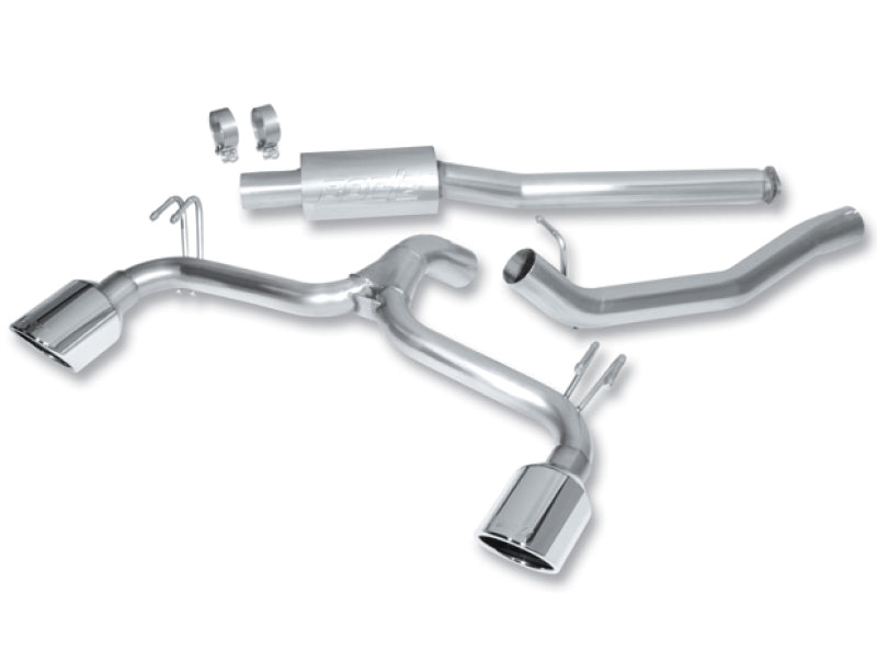 Borla 140334 - BOR140334 - Borla 09-15 Mitsubishi Lancer Ralliart 2.0L 4cyl MT 6spd AWD Catback Exhaust - Shipped in Europe - Tuningsupply.com
